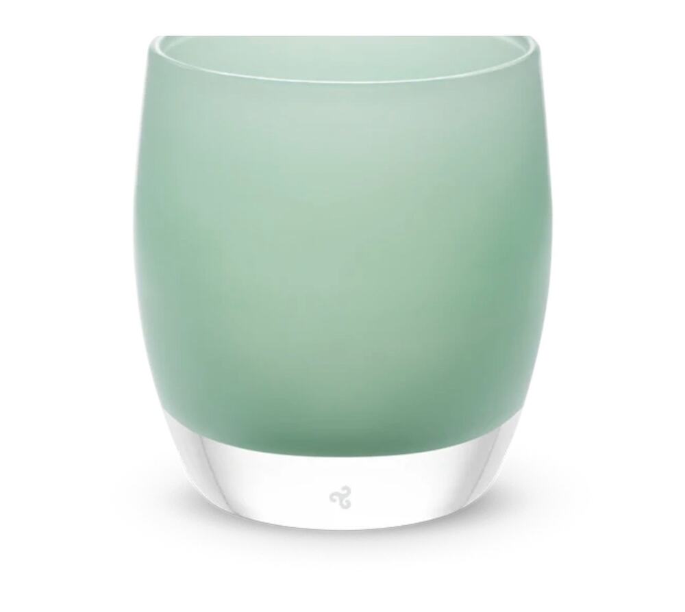 New no box Glassybaby Seafoam Glass Votive Candleholder